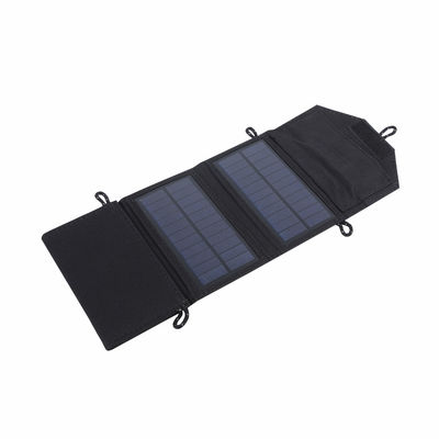 600D PVC Ηλιακό Πίνακα Τσάντα φορητό 7 Watt Ηλιακό Φορτιστή Για εξωτερικές συσκευές φόρτισης